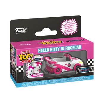 Bitty Pop! Rides Hello Kitty in Racecar