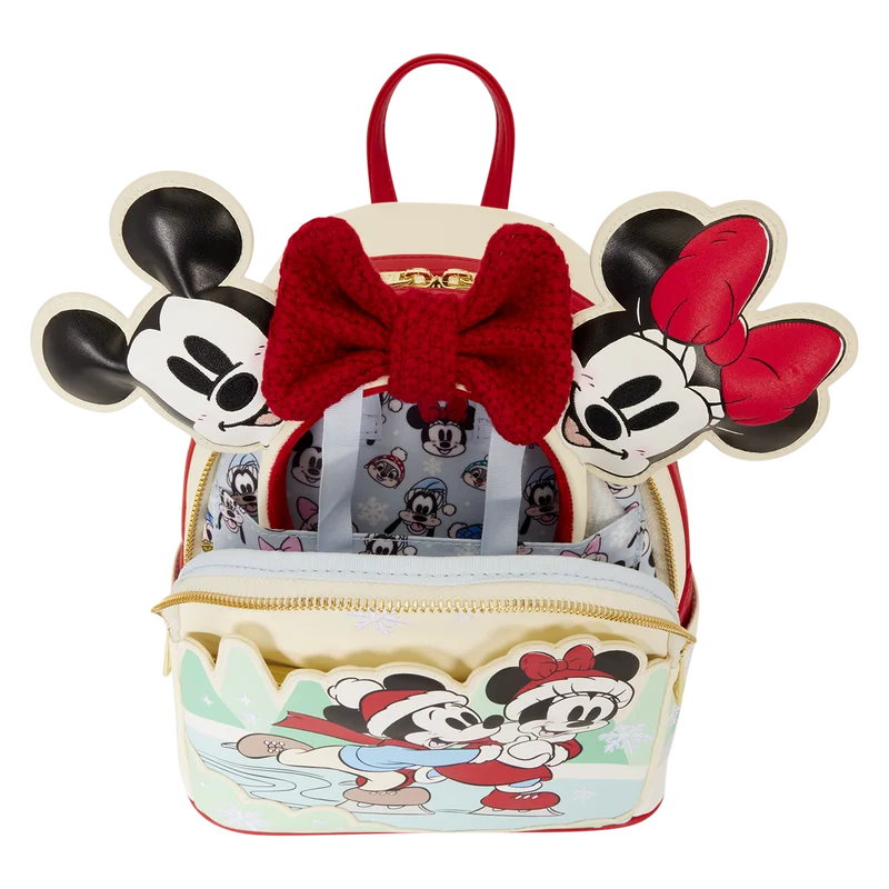 Mickey & Friends Holiday Ice Skating Mini Backpack - Image 7