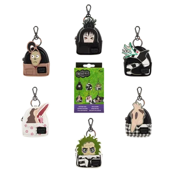 Beetlejuice Exclusive Cosplay Mystery Mini Backpack Keychain Charm
