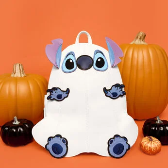 Stitch Ghost Costume Figural Glow Mini Backpack