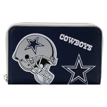 NFL Dallas Cowboys Patches Zip Around Wallet