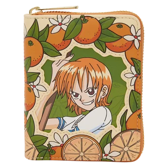 One Piece Exclusive Nami & Tangerines Zip Around Wallet