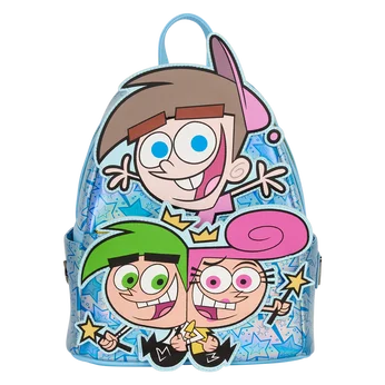 NYCC Limited Edition The Fairly OddParents Timmy, Cosmo, & Wanda Glow Mini Backpack
