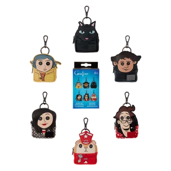 Coraline Cosplay Mystery Mini Backpack Keychain Charm