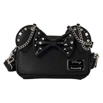 Minnie Mouse Studs & Chains Crossbody Bag