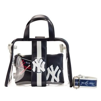 MLB NY Yankees Clear Tote Crossbody Stadium Bag with Pouch 