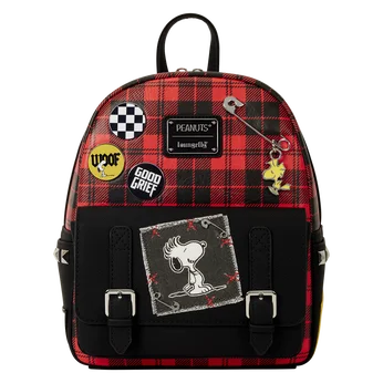 Peanuts Punk Snoopy Grunge Mini Backpack - Image 7