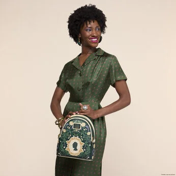 Bridgerton Silhouette Floral Mini Backpack
