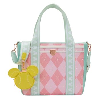 Mickey Mouse Tennis Tote Crossbody Bag with Coin Bag