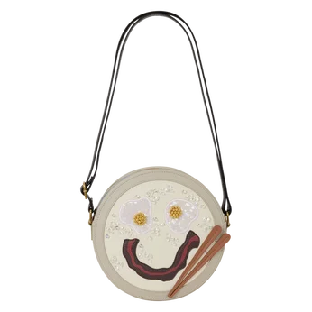 Mulan Congee Smiley Face Crossbody Bag