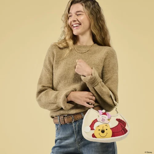 Winnie the Pooh and Piglet Holiday Crossbody Bag