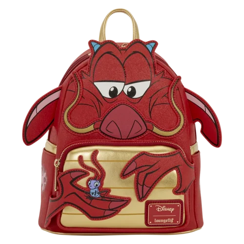 Mulan Mushu Glitter Cosplay Mini Backpack
