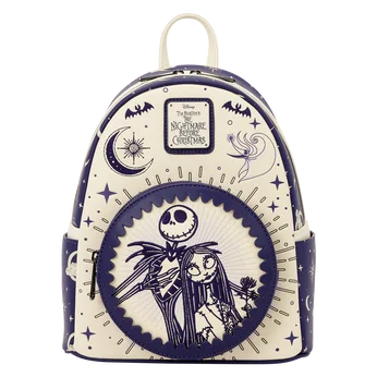 The Nightmare Before Christmas Jack Skellington & Sally Night Sky Mini Backpack