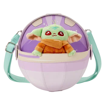 The Mandalorian Grogu Figural Pod Plush Crossbody Bag