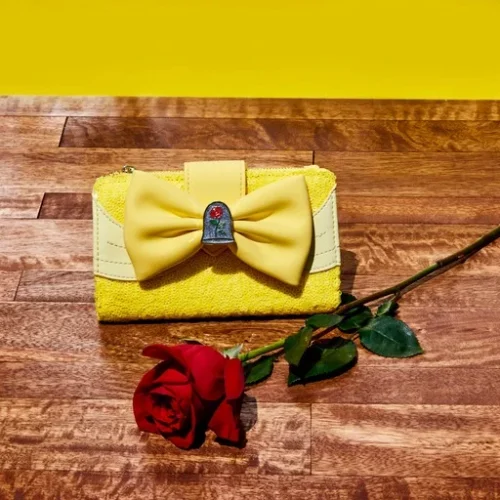 Beauty and the Beast Exclusive Belle Sequin Series Cosplay Flap Wallet
