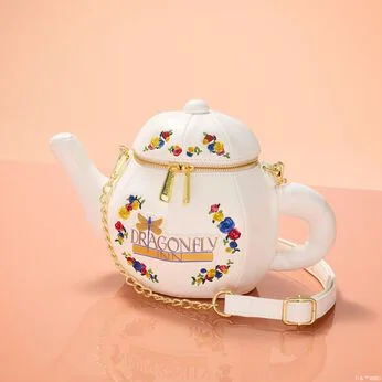 Gilmore Girls Dragonfly Inn Figural Teapot Crossbody Bag