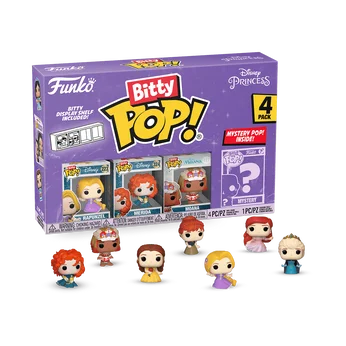Bitty Pop! Disney Princess 4-Pack Series 4