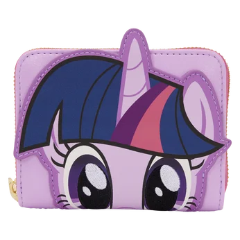 My Little Pony Twilight Sparkle Cosplay Glitter Zip Around Wallet