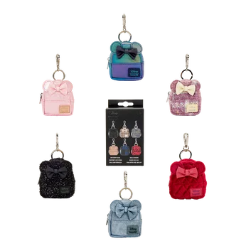 Minnie Mouse Glitter Mystery Mini Backpack Keychain Charm