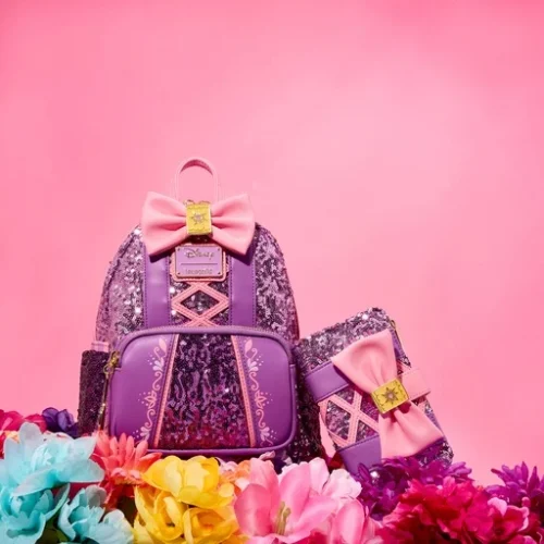 Tangled Exclusive Rapunzel Sequin Series Cosplay Mini Backpack