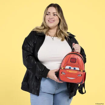 Cars 20th Anniversary Lightning McQueen Cosplay Light-Up Mini Backpack
