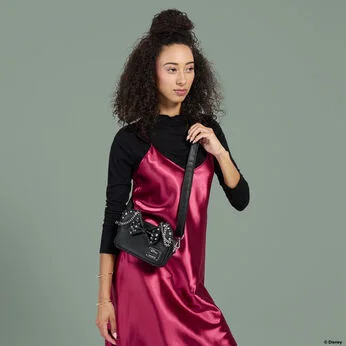 Minnie Mouse Studs & Chains Crossbody Bag