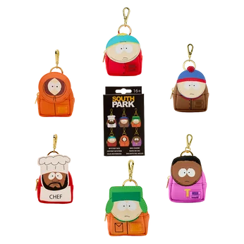 South Park Cosplay Mystery Mini Backpack Keychain Charm