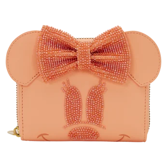 Minnie Mouse Exclusive Coral Zip Around Wallet