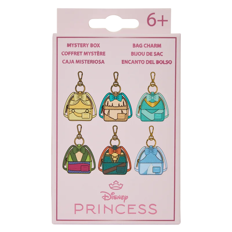 Disney Princess Exclusive Sequin Cosplay Mystery Mini Backpack Keychain Charm Wave 2 - Image 9