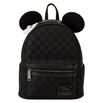 Mickey Mouse Checkered Texture Mini Backpack