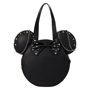 Minnie Mouse Studs & Chains Oversized Figural Tote Bag