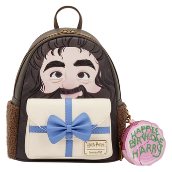 Harry Potter Hagrid Birthday Cake Cosplay Mini Backpack with Coin Bag