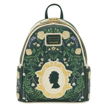 Bridgerton Silhouette Floral Mini Backpack