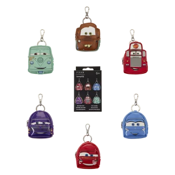 Cars 20th Anniversary Cosplay Mystery Mini Backpack Keychain Charm