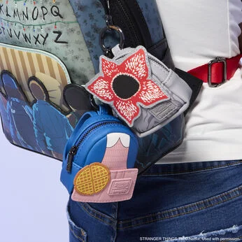 Stranger Things Cosplay Mystery Mini Backpack Keychain Charm