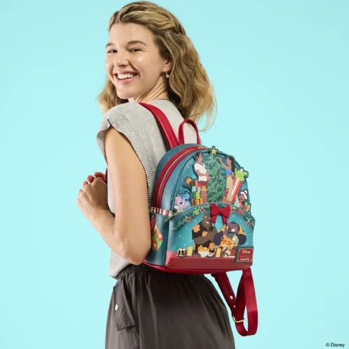 Lilo & Stitch Ohana Holiday Light Up Mini Backpack