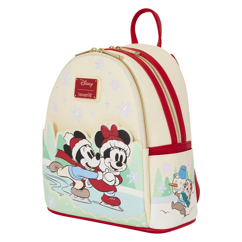 Mickey & Friends Holiday Ice Skating Mini Backpack - Image 4