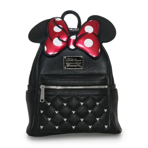 Minnie Mouse Classic Bow Quilted Texture Ear Mini Backpack