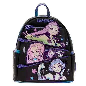 KPop Demon Hunters HUNTR/X Mini Backpack with Photo Card Charm
