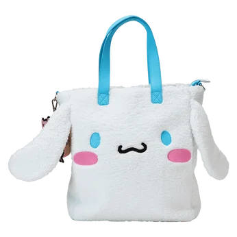 Sanrio Cinnamoroll Cosplay Sherpa Tote Crossbody Bag With Coin Bag