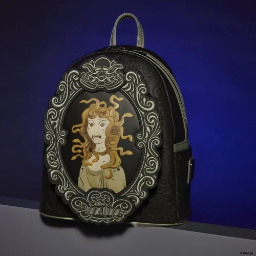 The Haunted Mansion Exclusive Medusa Portrait Light-Up Glow Mini Backpack