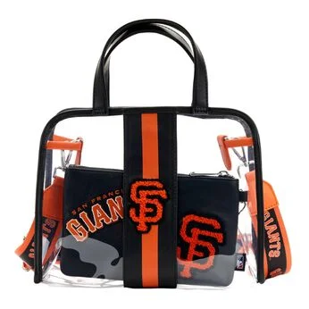 MLB SF Giants Clear Tote Crossbody Stadium Bag with Pouch 