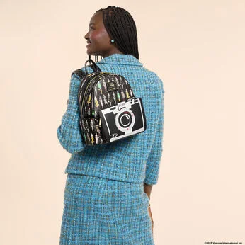 Emily in Paris Limited Edition Camera All-Over Print Mini Backpack