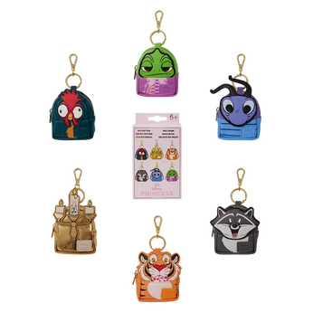 Disney Princess Sidekicks Cosplay Mystery Mini Backpack Keychain Charm