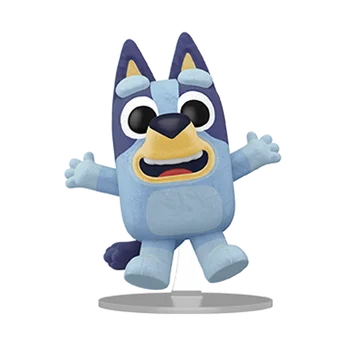 Pop! Bluey Jumping (Flocked)