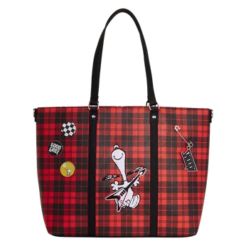 Peanuts Punk Snoopy Grunge Tote Crossbody Bag