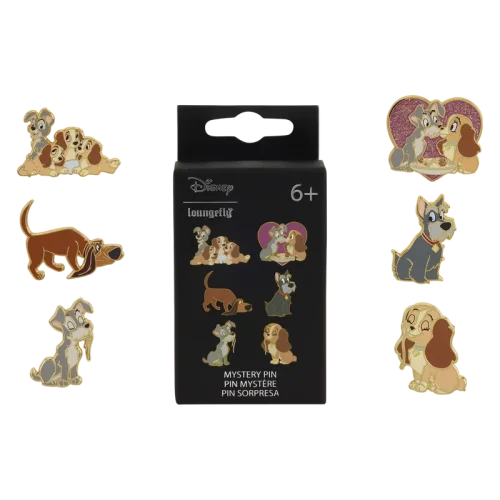 Lady and the Tramp Mystery Box Pin