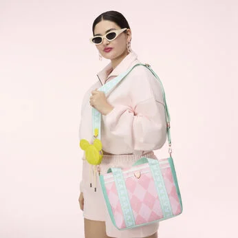 Mickey Mouse Tennis Tote Crossbody Bag with Coin Bag