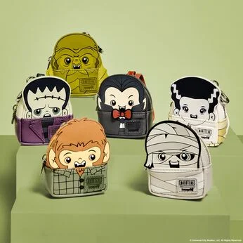 Universal Monsters Cosplay Mystery Mini Backpack Keychain Charm