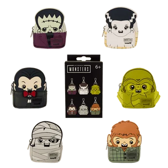 Universal Monsters Cosplay Mystery Mini Backpack Keychain Charm